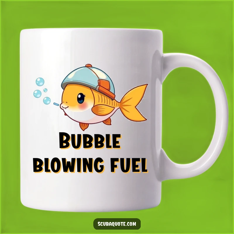 Funny Goldfish Helmet Mug: Blow Some Fun with Aquatic Cheer