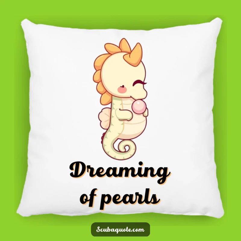 Funny Gentle Seahorse Pillow: Hugs of Calm and Ocean Rarity