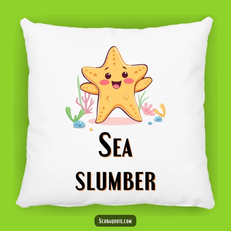 Funny Starfish Dance Pillow: Cozy & Hilarious Ocean-Themed Comfort Gift