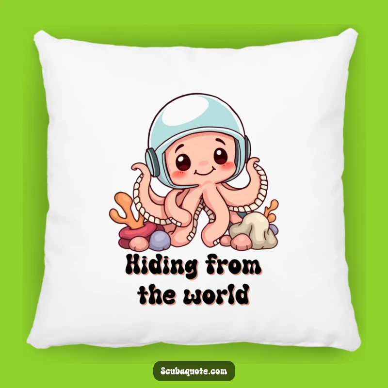 Funny Octopus Helmet Pillow: Cozy Comfort with a Curious Deep-Sea Touch