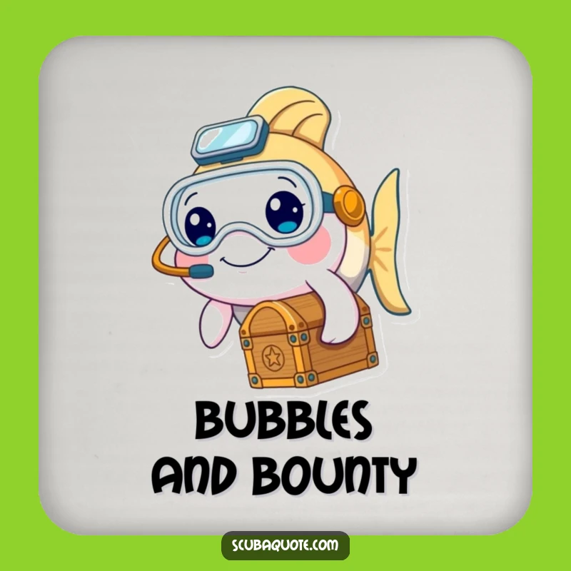 Funny Fish Diver Coaster Set - Protect Surfaces with Smiles