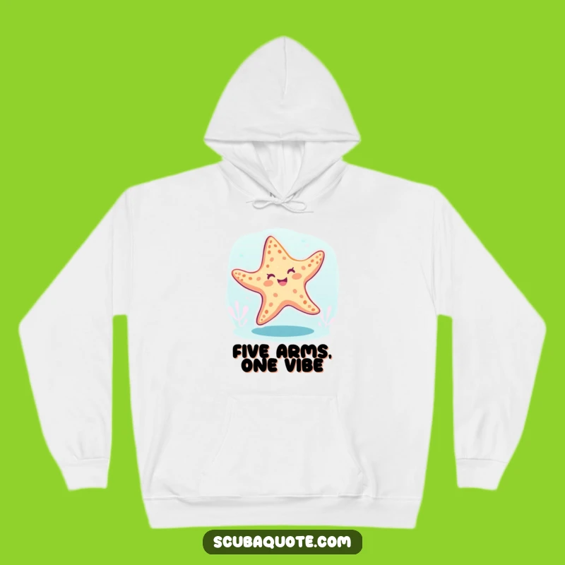 Funny Starfish Dance Hoodie: Cozy Up with Ocean Rhythms