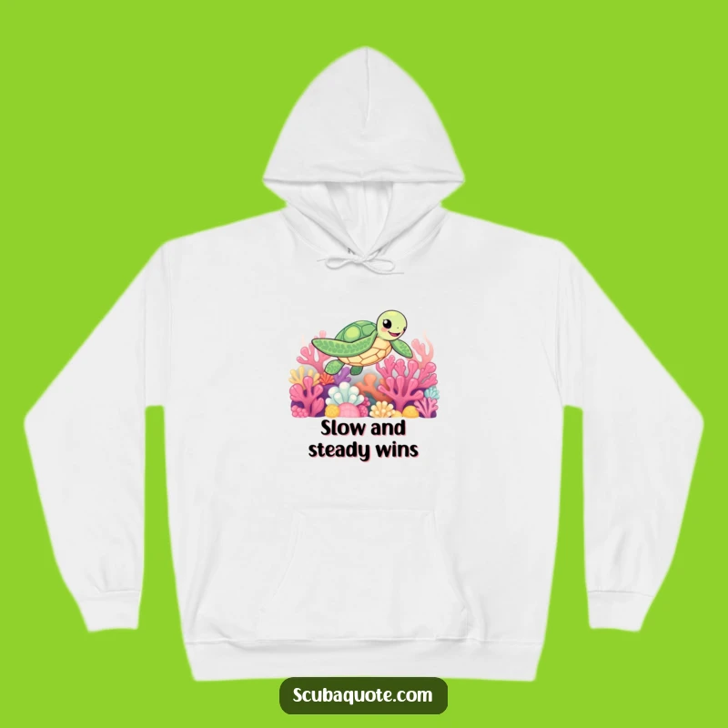 Funny Sea Turtle Hoodie: Cozy Coral Paddler Gear, Ideal Funny Gift