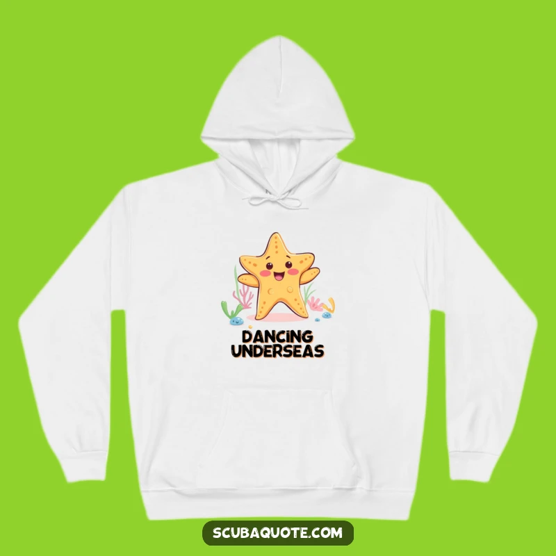 Funny Starfish Dance Hoodie: Cozy & Hilarious Ocean Vibes Gift