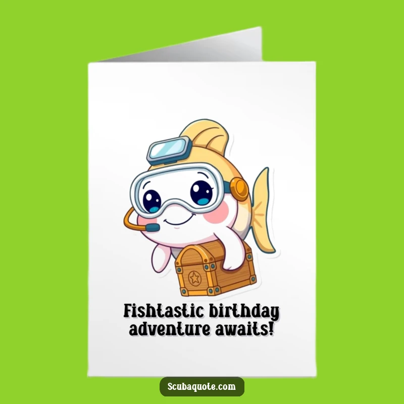 Free Printable Fish Birthday Card: Funny Treasure Hunt for a Hilarious Downloadable Gift