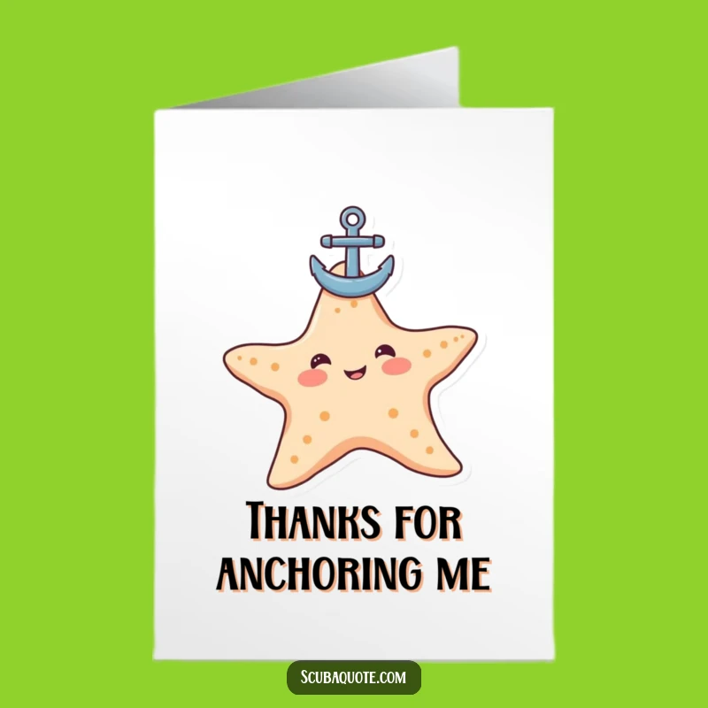 Free Printable Starfish Anchor Thank You Card: A Steady Downloadable Gift!
