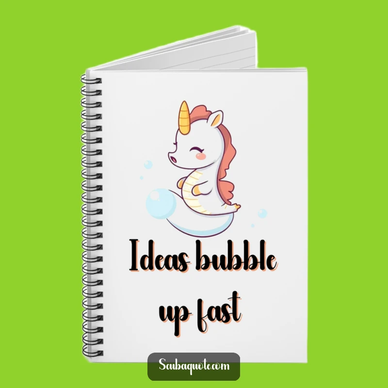 Funny Seahorse Bubble Journal: Hilarious Notebook for Jotting Down Giggles