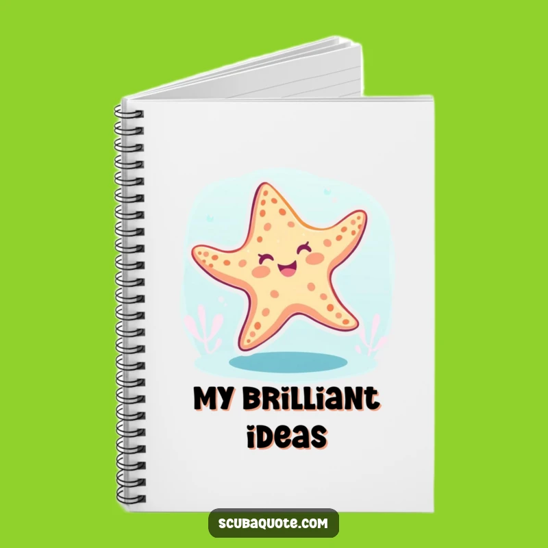 Funny Starfish Dance Notebook: Capture Your Moves and Ideas