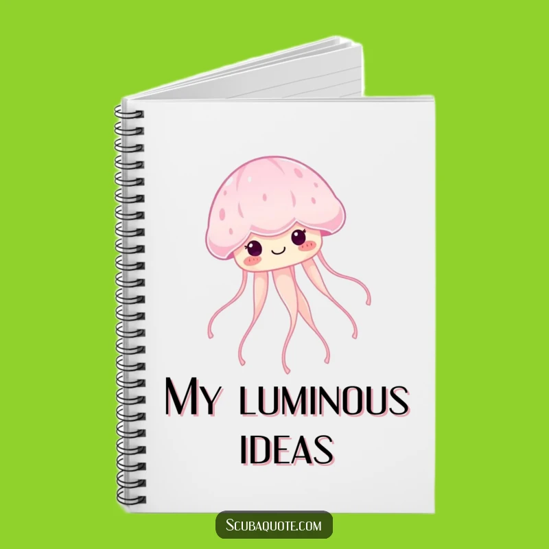 Funny Jellyfish Notebook: Jot Down Your Serene Ocean Thoughts