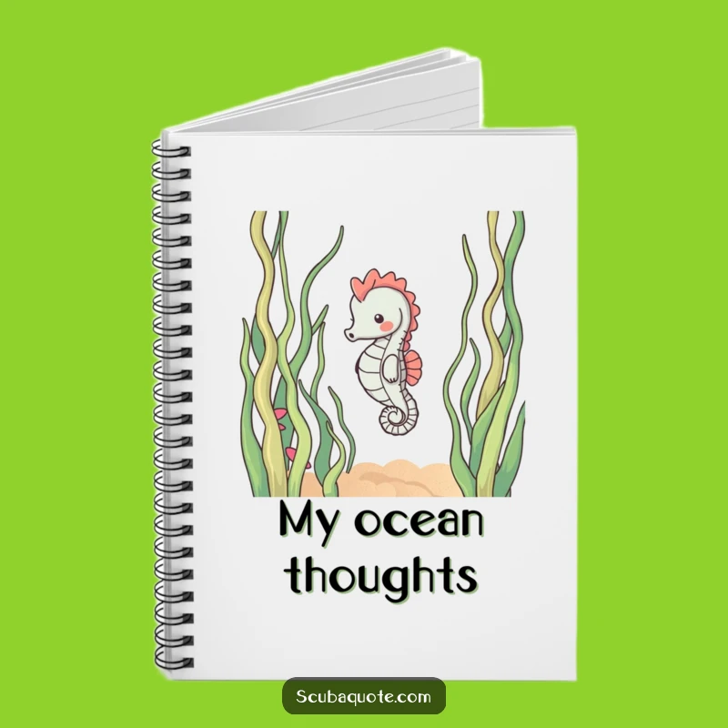 Funny Content Seahorse Notebook - Journal for Peaceful Thoughts