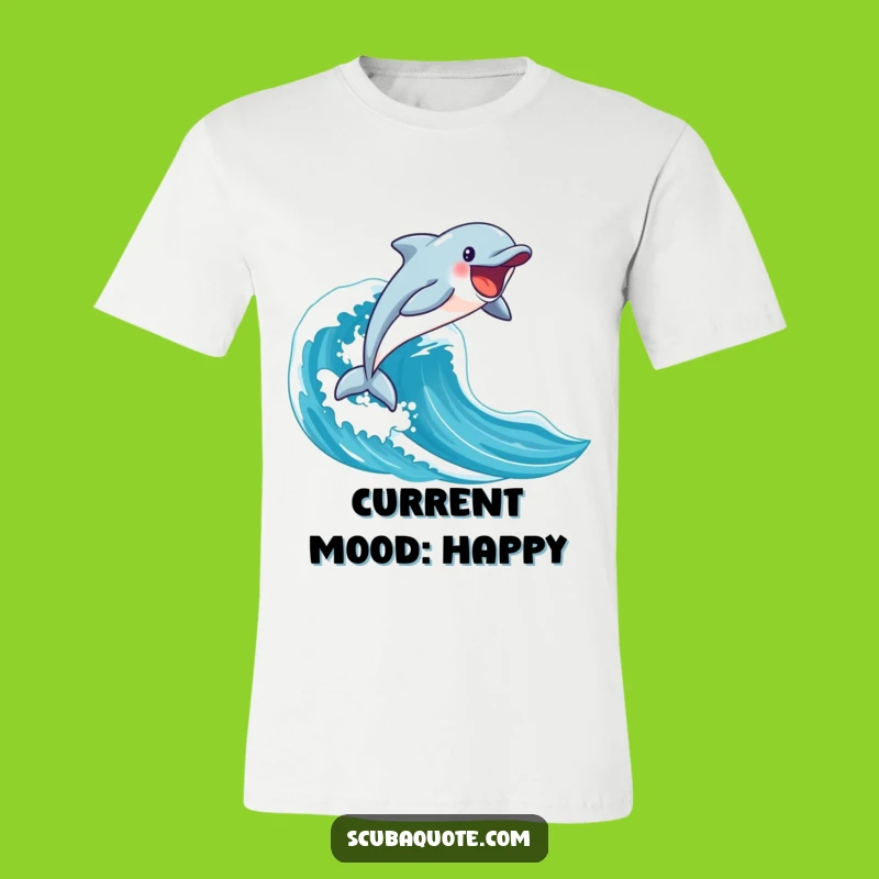 Funny Dolphin Leap T-Shirt: Enthusiastic Ocean Vibes for You