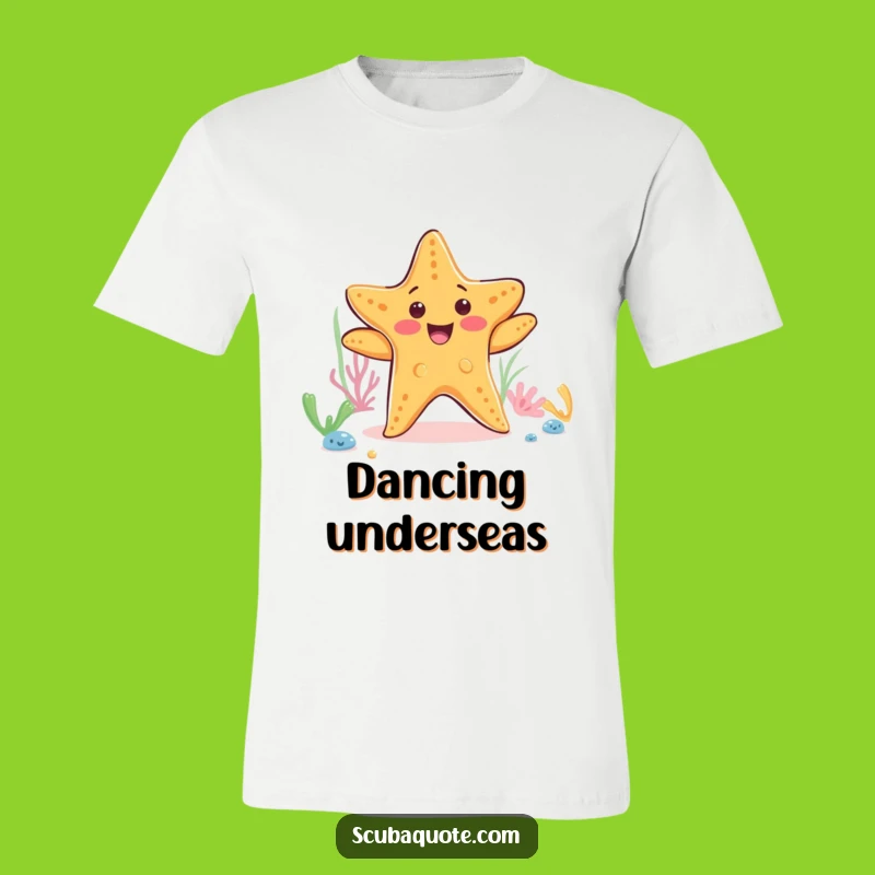 Funny Starfish Dance T-Shirt: Wear Your Joy with Hilarious Ocean Style