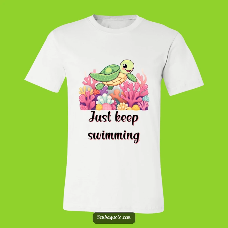 Funny Sea Turtle T-Shirt: Happy Paddler Graphic Tee, Perfect Funny Gift